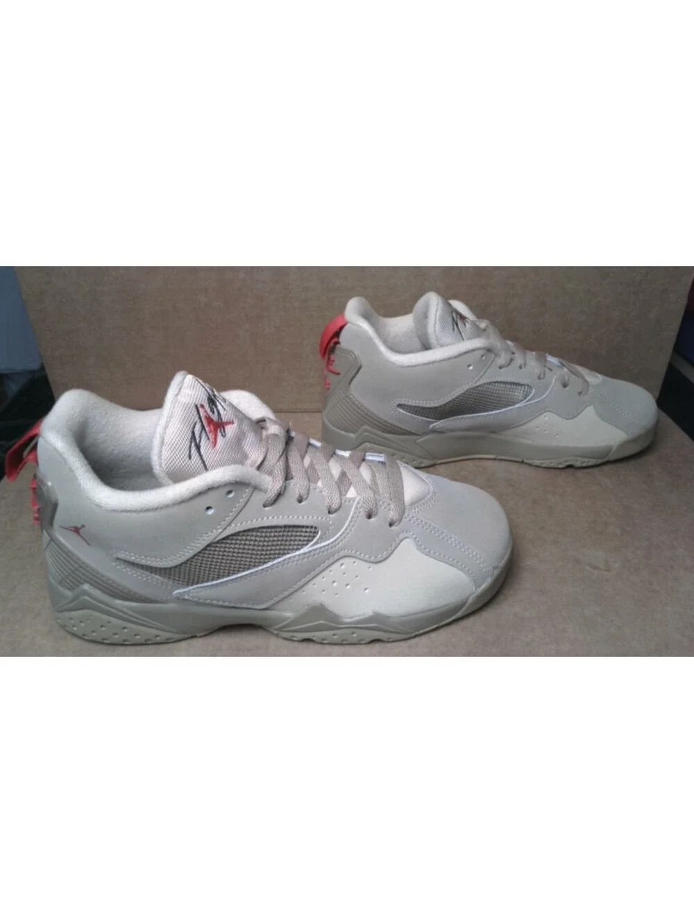 Size 6.5 Youth - Air Jordan MVP 92 (GS) Desert Camo/Fire Red-Mushroom